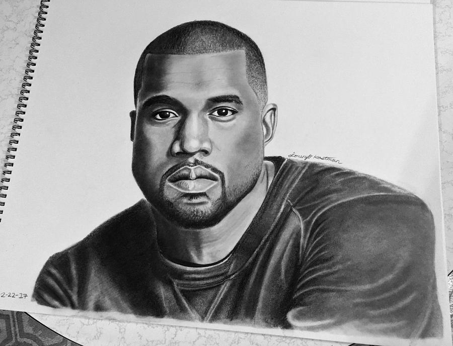 Kanye West Drawing High-Quality