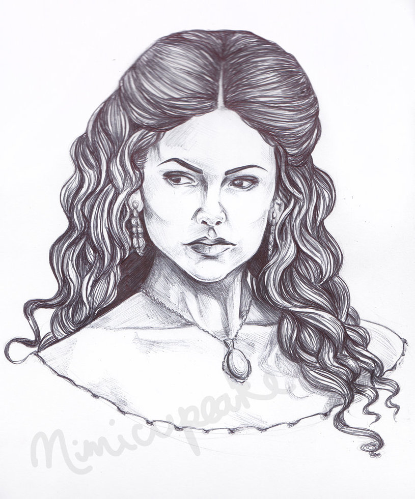 Katherine Pierce Drawing Realistic