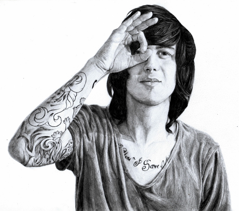 Kellin Quinn Drawing Pictures