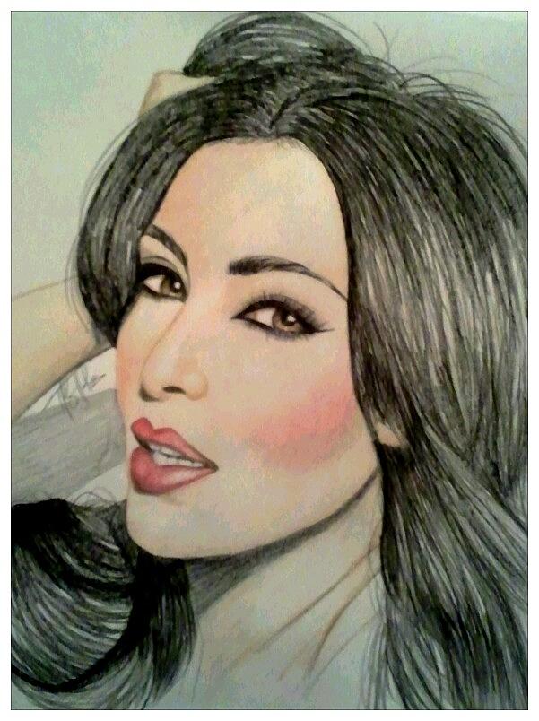 Kim Kardashian Art Drawing