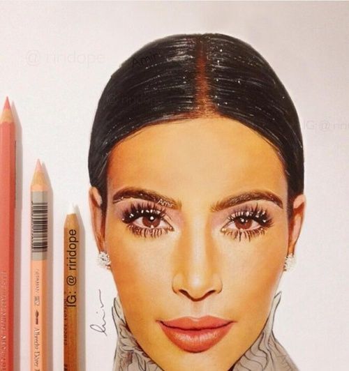 Kim Kardashian Drawing Best