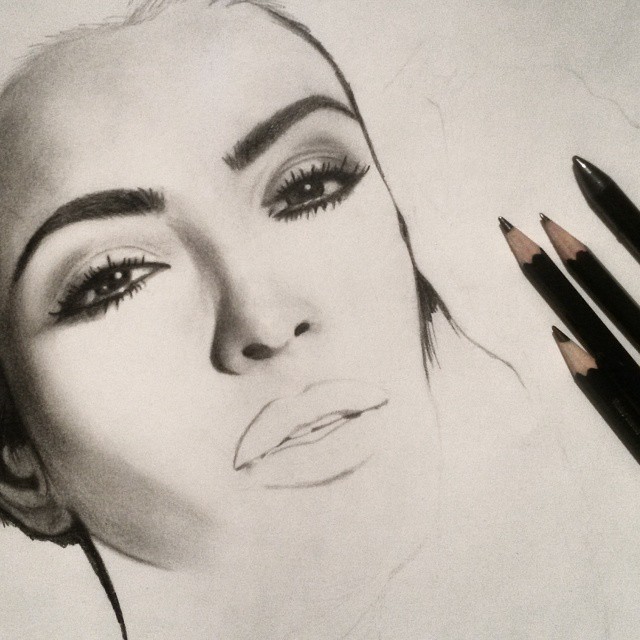 Kim Kardashian Drawing Picture