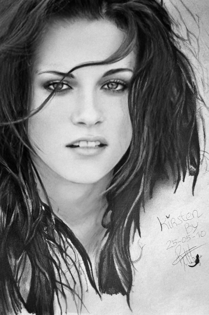 Kristen Stewart Image Drawing