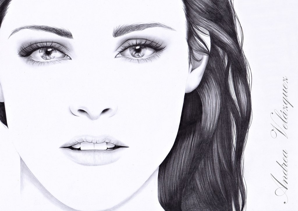 Kristen Stewart Photo Drawing