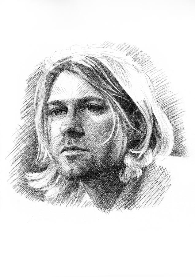 Kurt Cobain Art Drawing