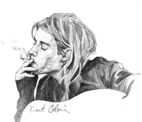 Kurt Cobain Drawing Creative Art