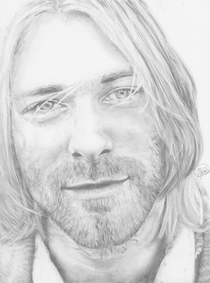 Kurt Cobain Drawing Pictures