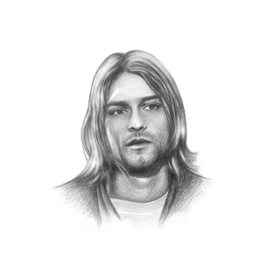 Kurt Cobain Drawing Realistic