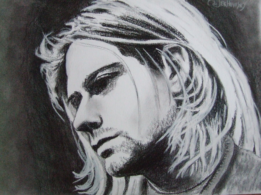 Kurt Cobain Drawing Sketch