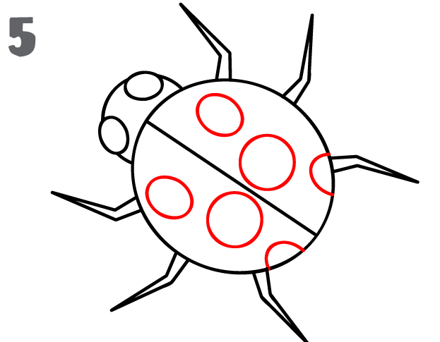 Ladybug Drawing Pics