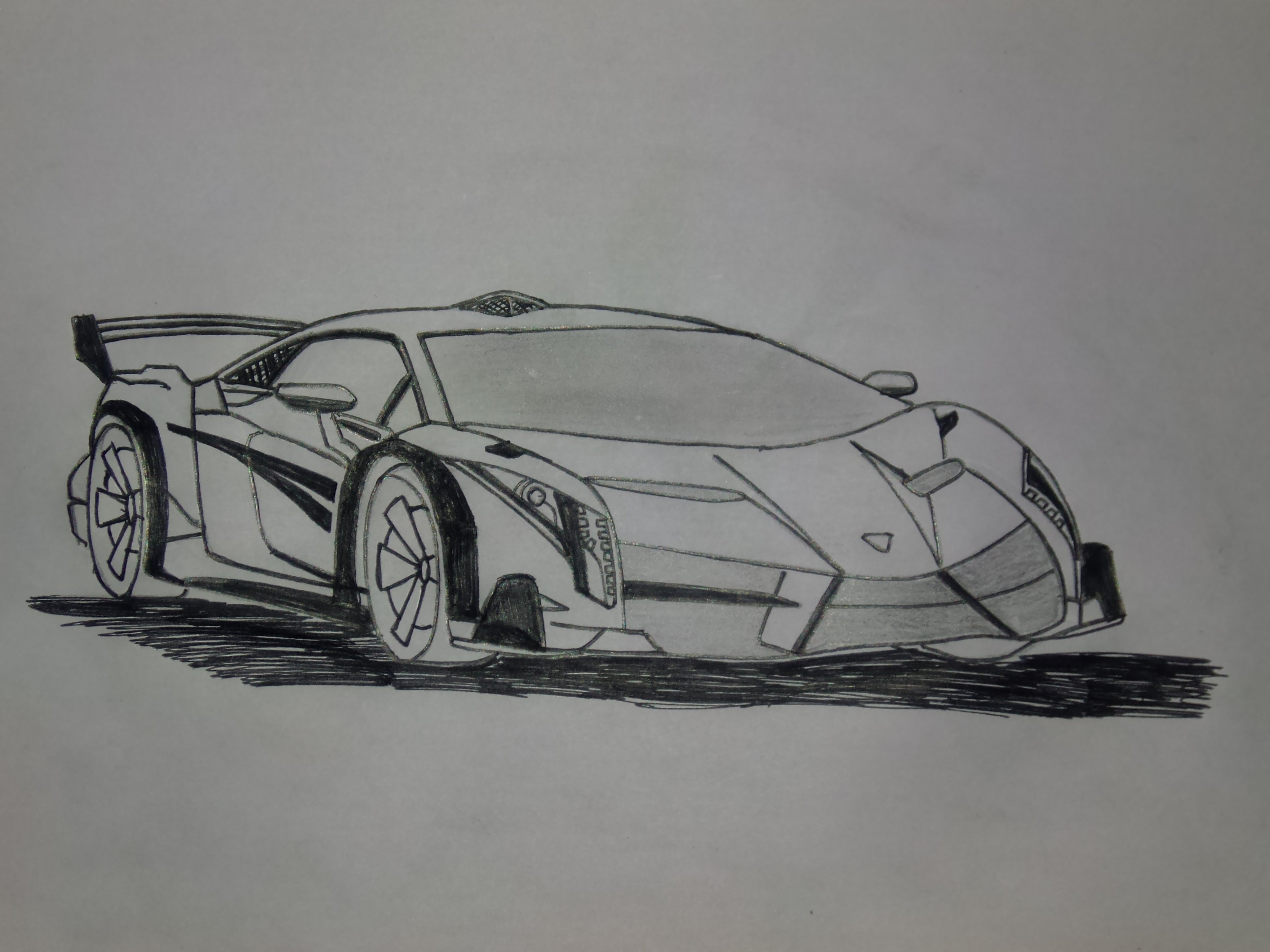 Lamborghini Veneno Drawing Pictures
