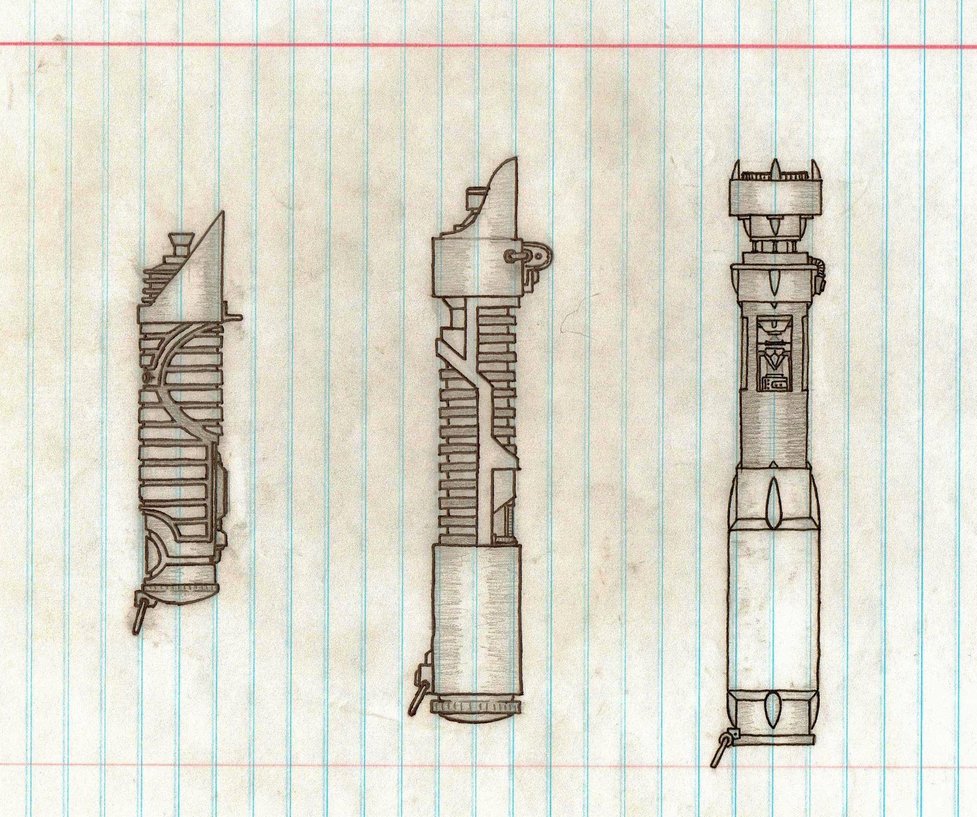 Lightsaber Drawing High-Quality
