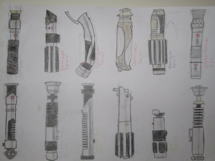 How To Draw A Lightsaber Step by Step Drawing Guide by Dawn  DragoArt