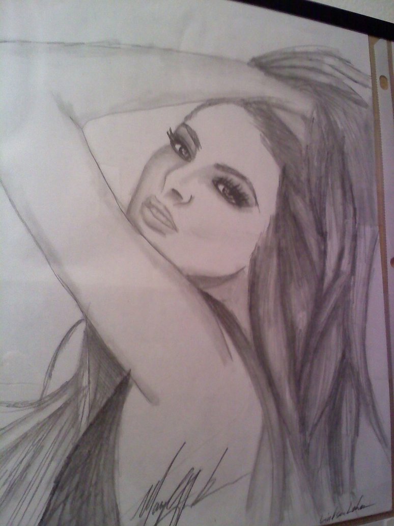 Lindsay Lohan Drawing Beautiful Art