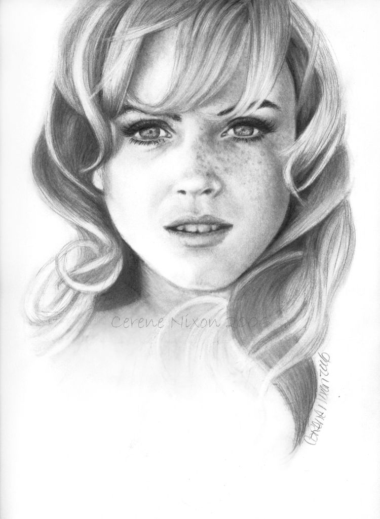 Lindsay Lohan Drawing Image