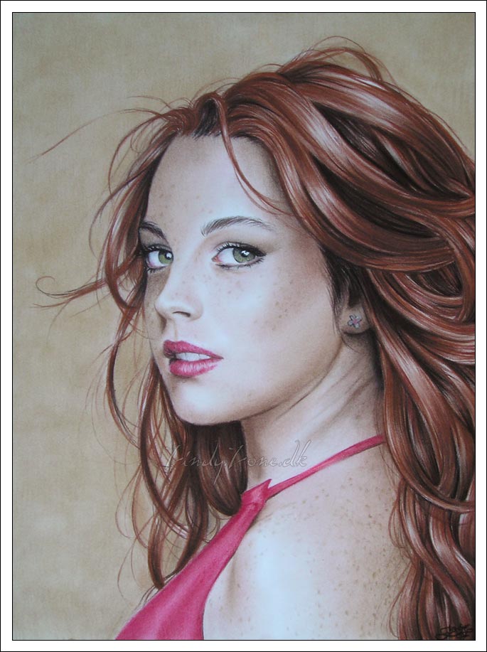 Lindsay Lohan Drawing Pictures