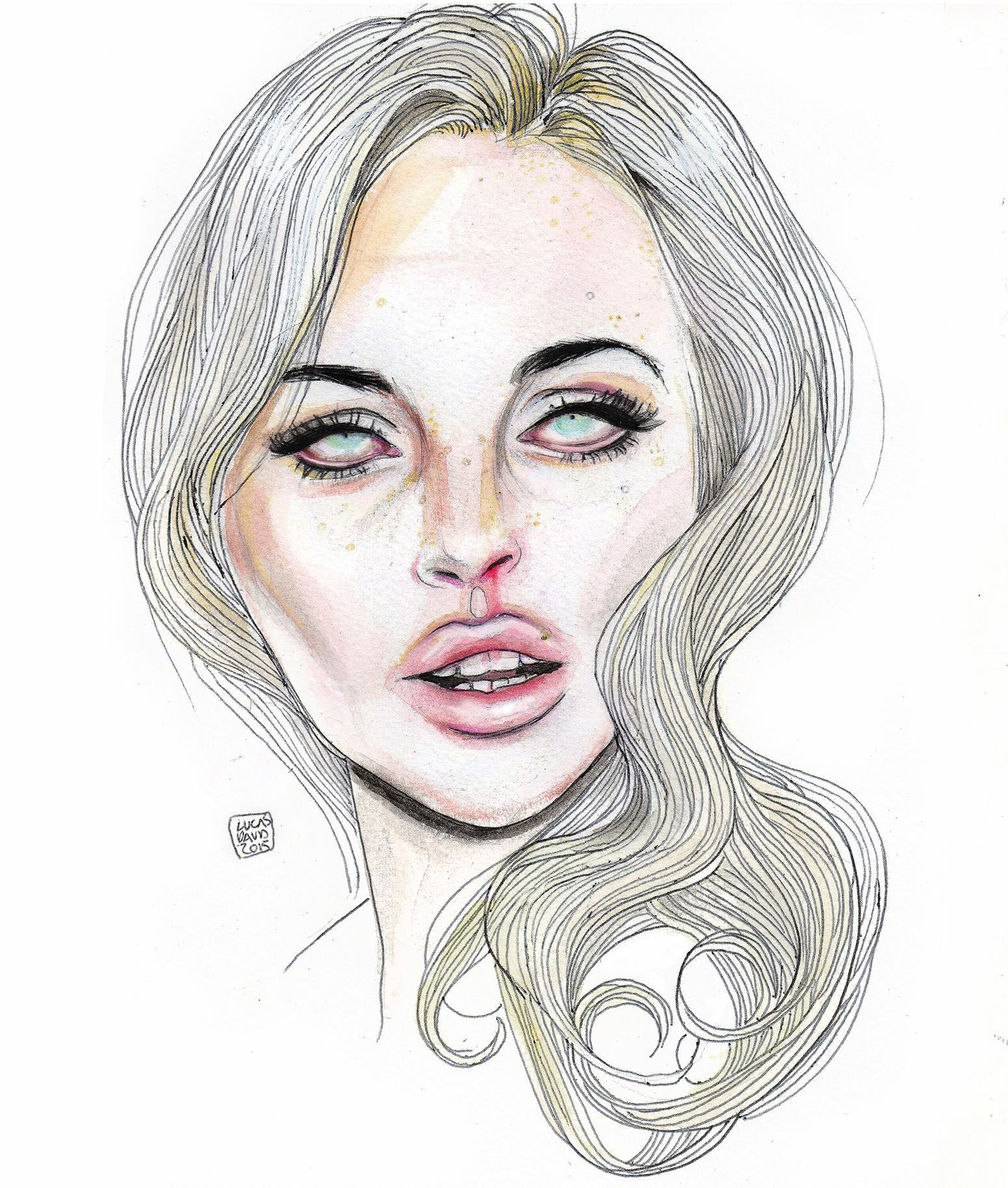 Lindsay Lohan Drawing