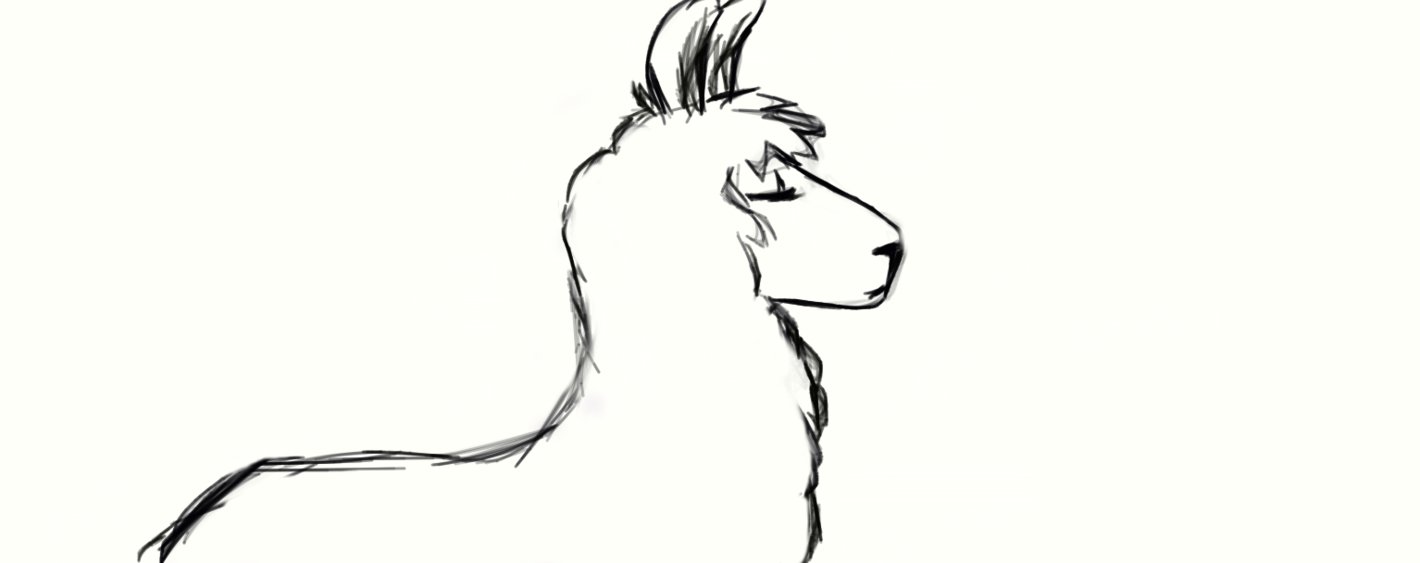 Llama Drawing Realistic