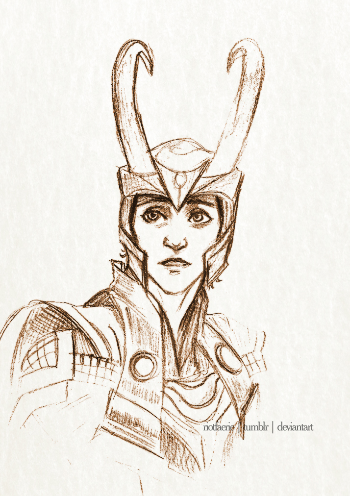 Loki Art Drawing