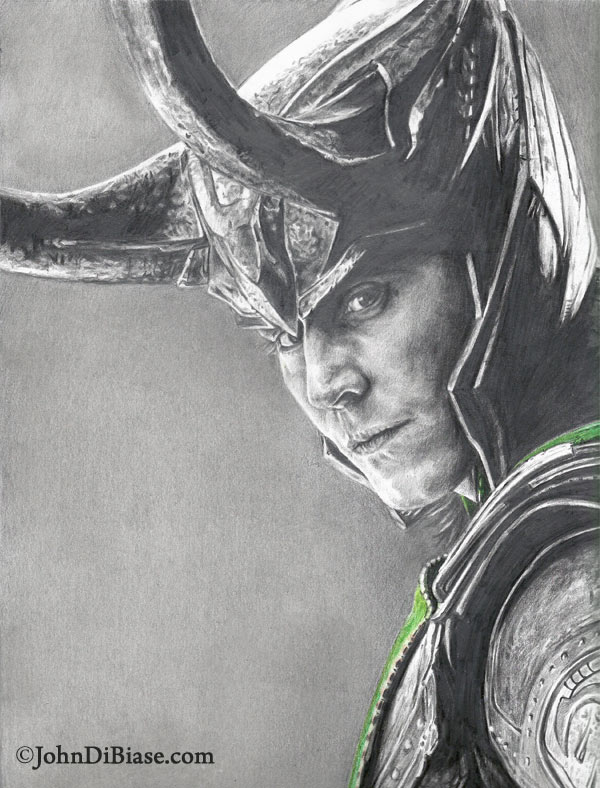 Loki Drawing High-Quality