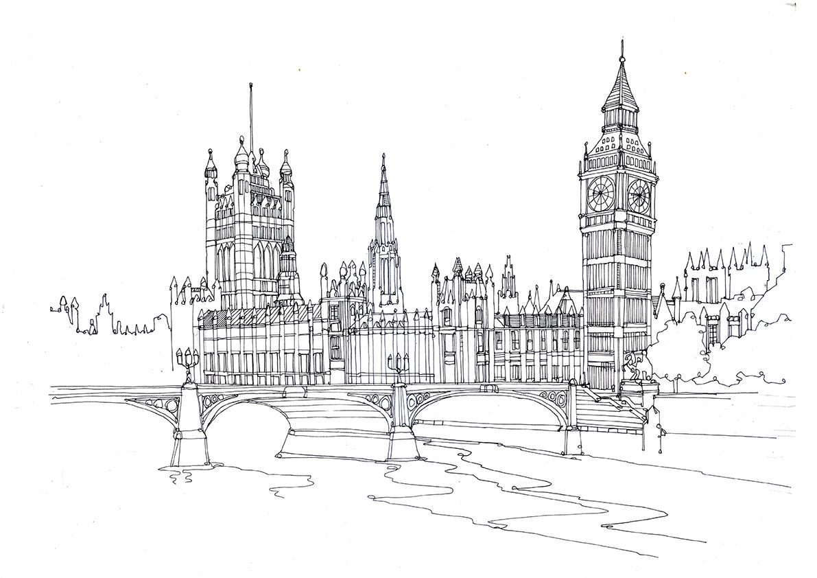London Drawing Image