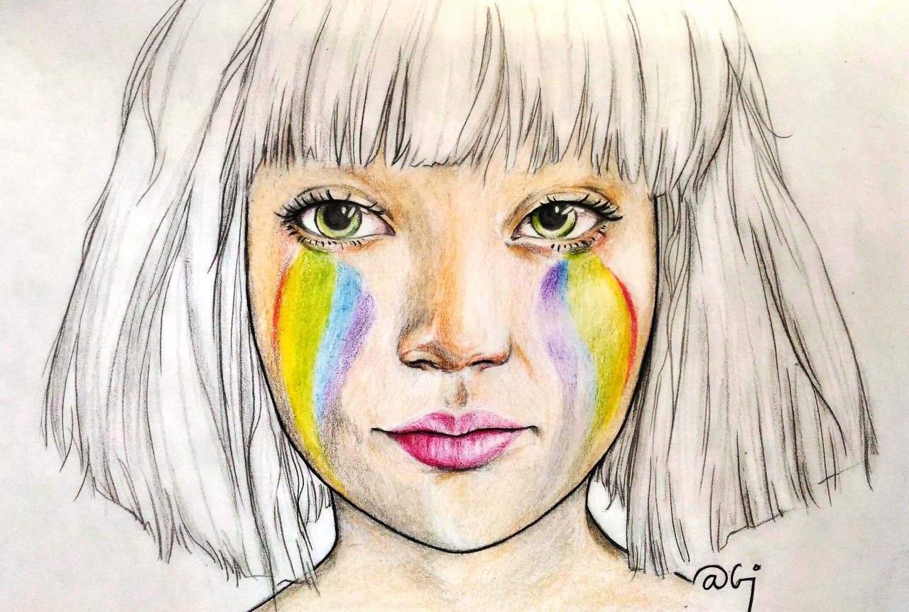 Maddie Ziegler Sia Drawing Beautiful Art