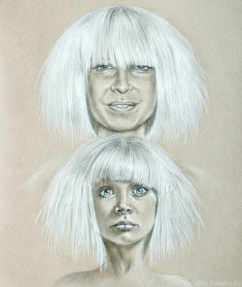 Maddie Ziegler Sia Drawing Pictures