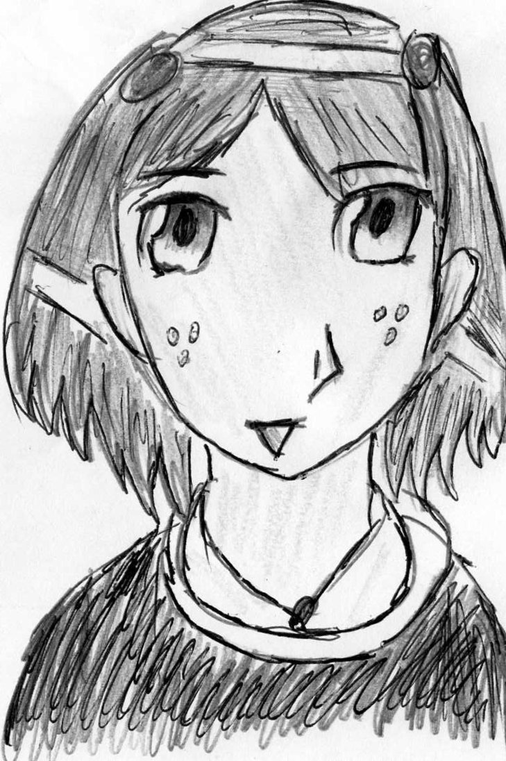 Manga Girl Drawing Beautiful Art