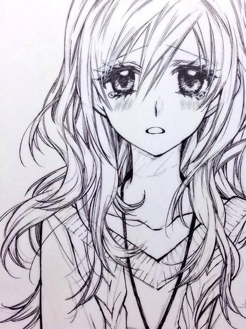 Manga Girl Drawing Picture