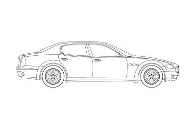 Maserati Drawing Creative Art