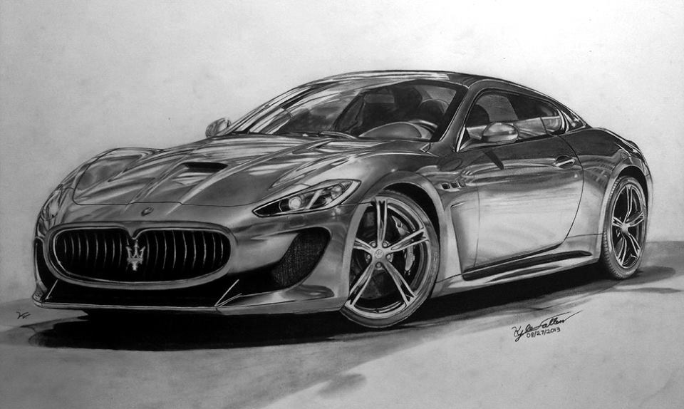 Maserati Drawing Images