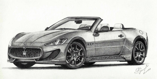 Maserati Drawing Pic