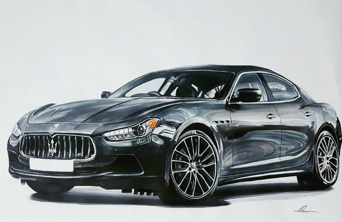 Maserati Drawing Pictures