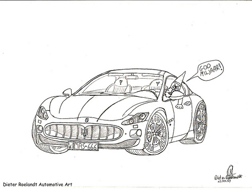 Maserati Drawing