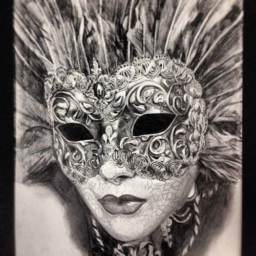 Masquerade Mask Drawing Image