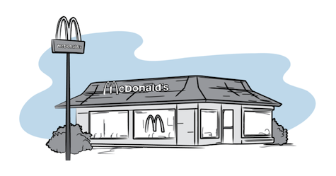 Mcdonalds Drawing Photo