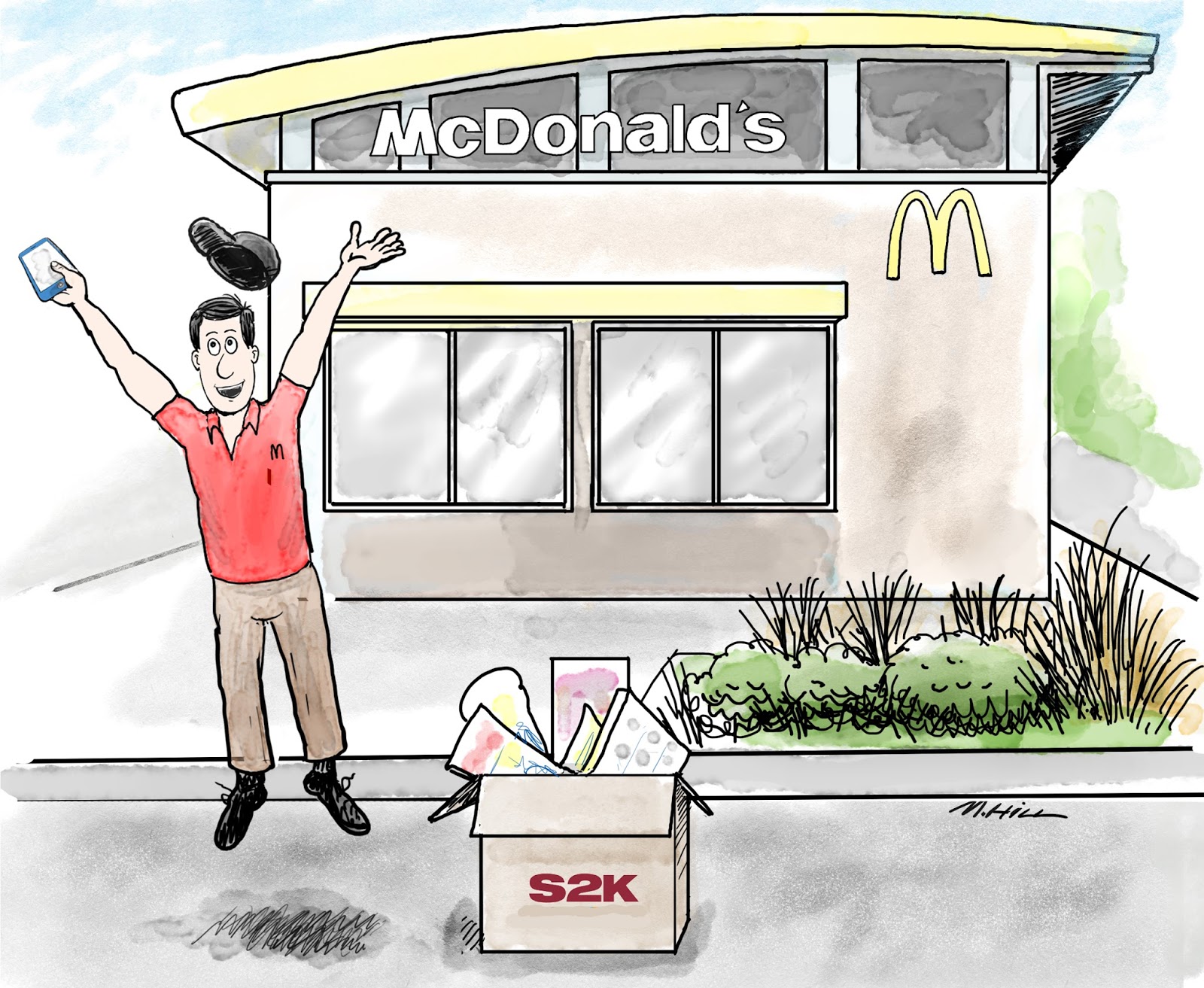 Mcdonalds Drawing Pic