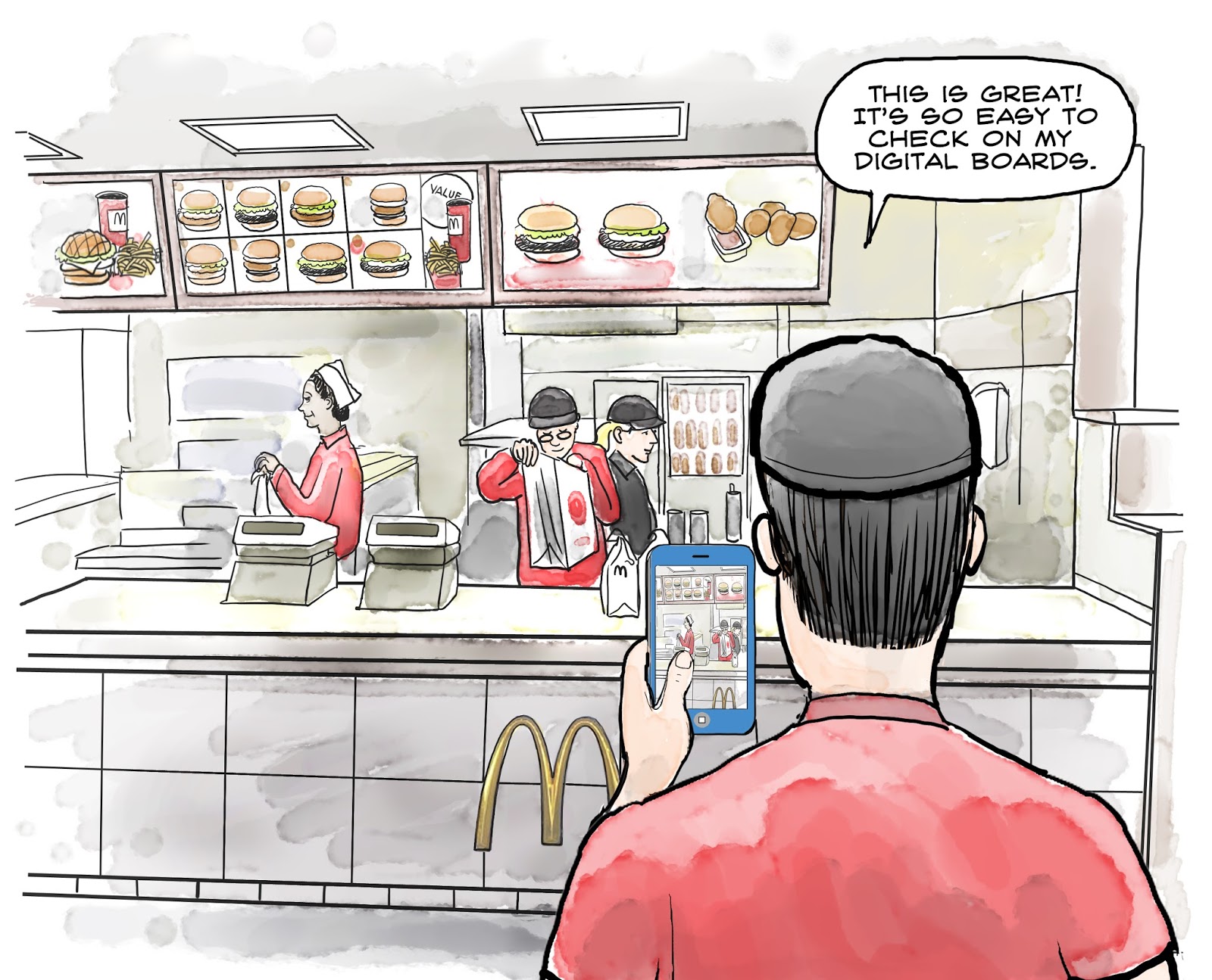 Mcdonalds Drawing Picture
