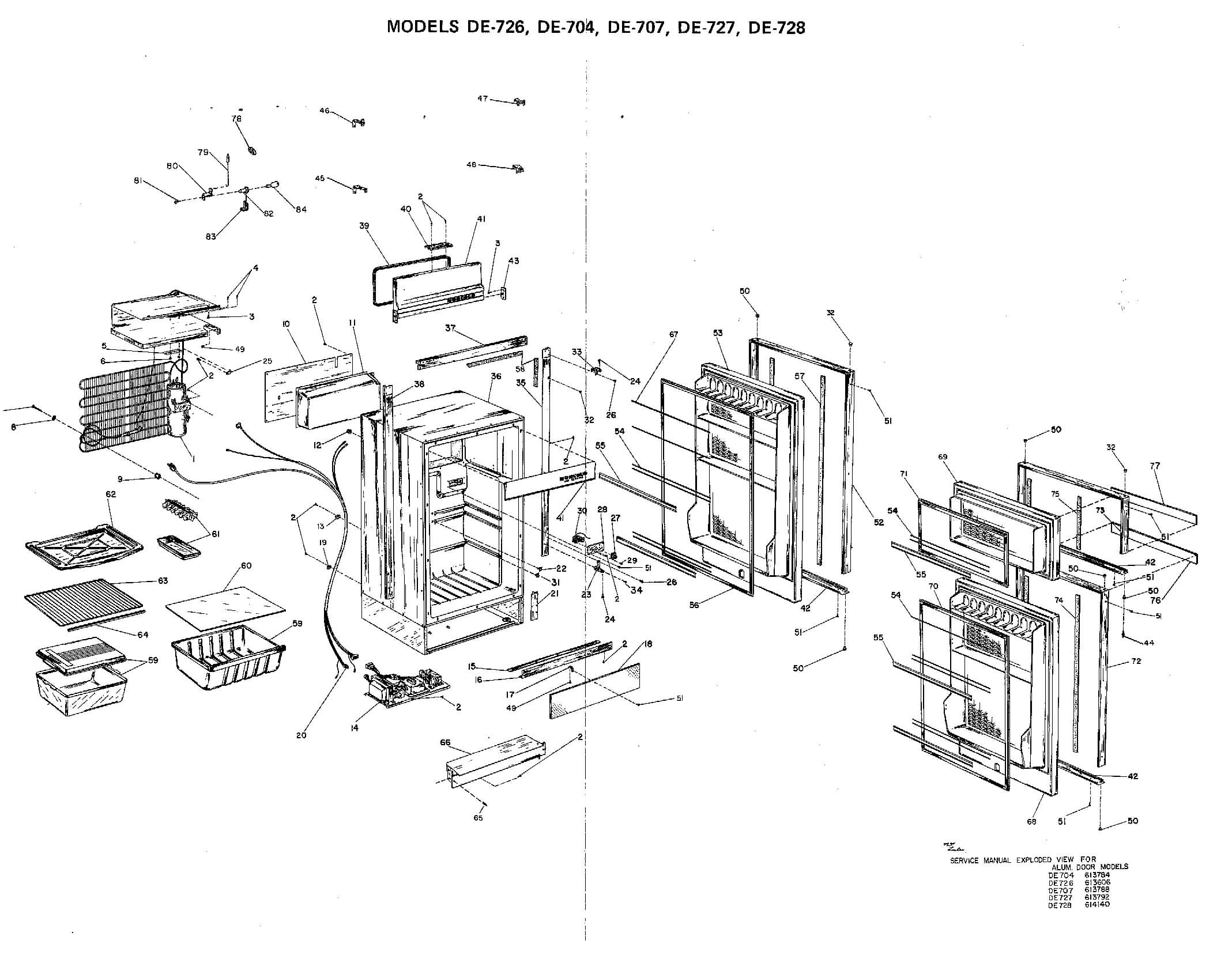 Mechanical Refrigerator Drawing Sketch