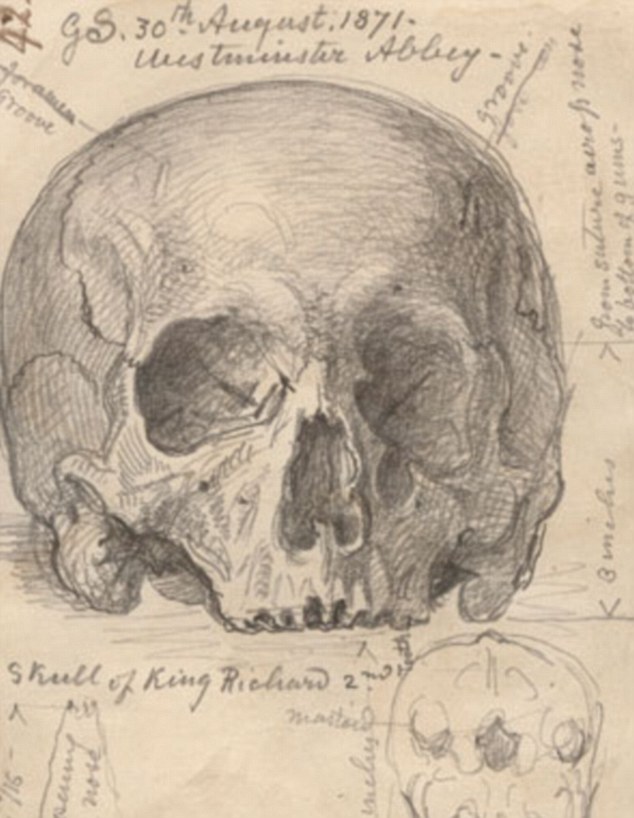 Medieval Skull Drawing Picture