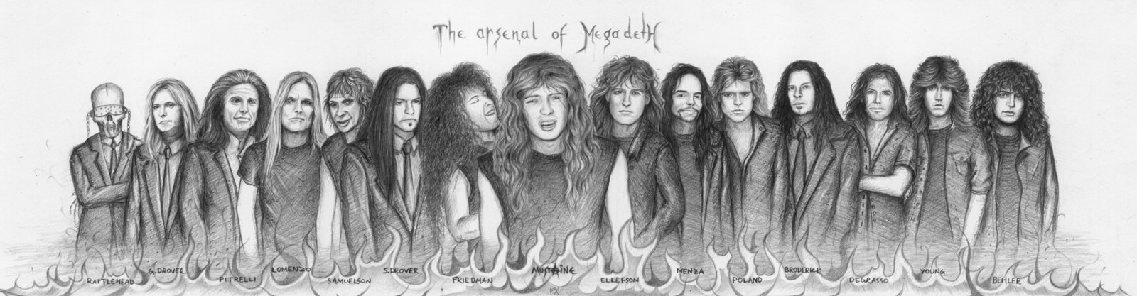 Megadeth Art Drawing