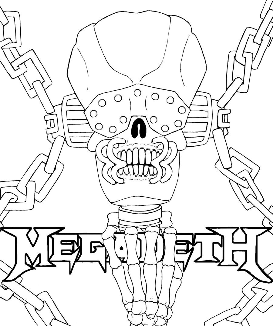Megadeth Drawing Art