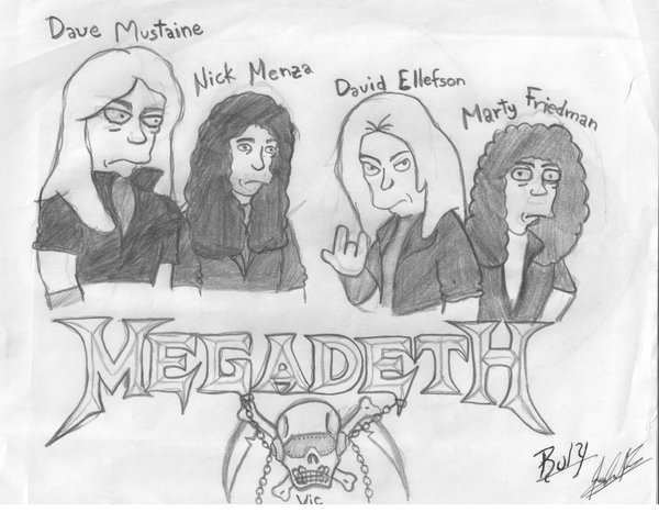 Megadeth Drawing Beautiful Image
