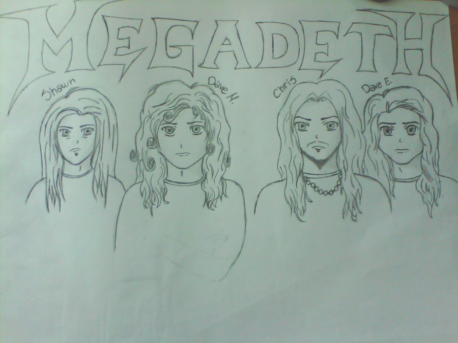 Megadeth Drawing Pic