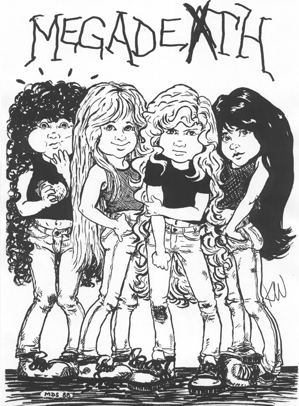 Megadeth Drawing Sketch