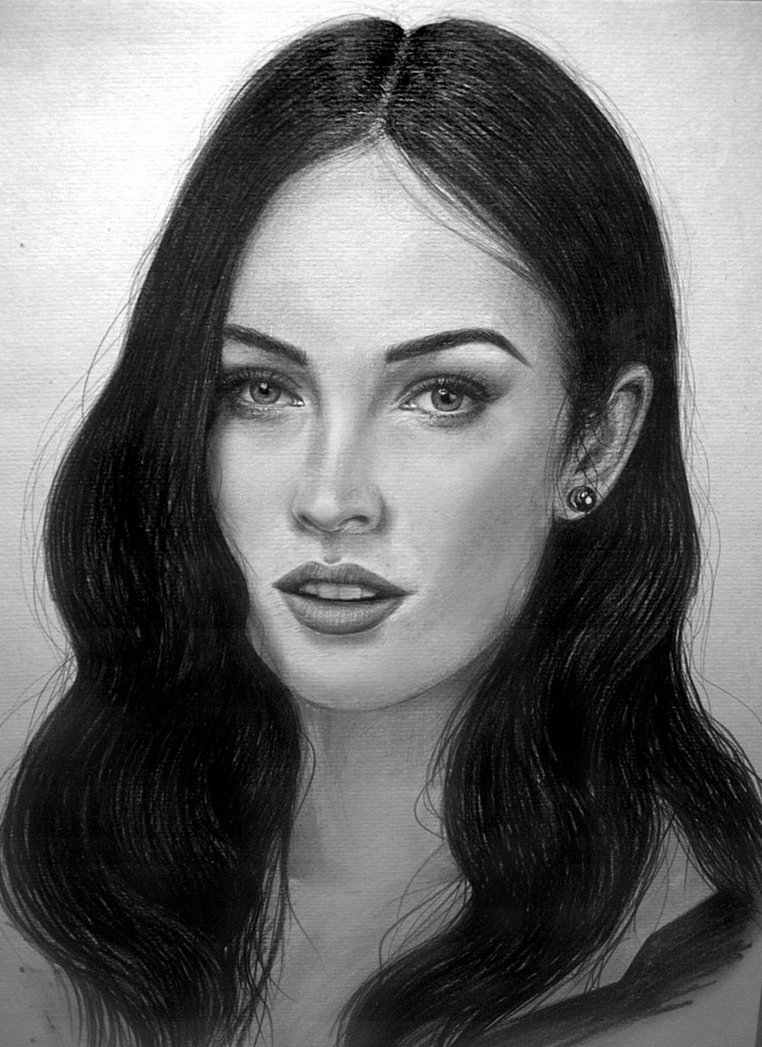 Megan Fox Drawing Amazing