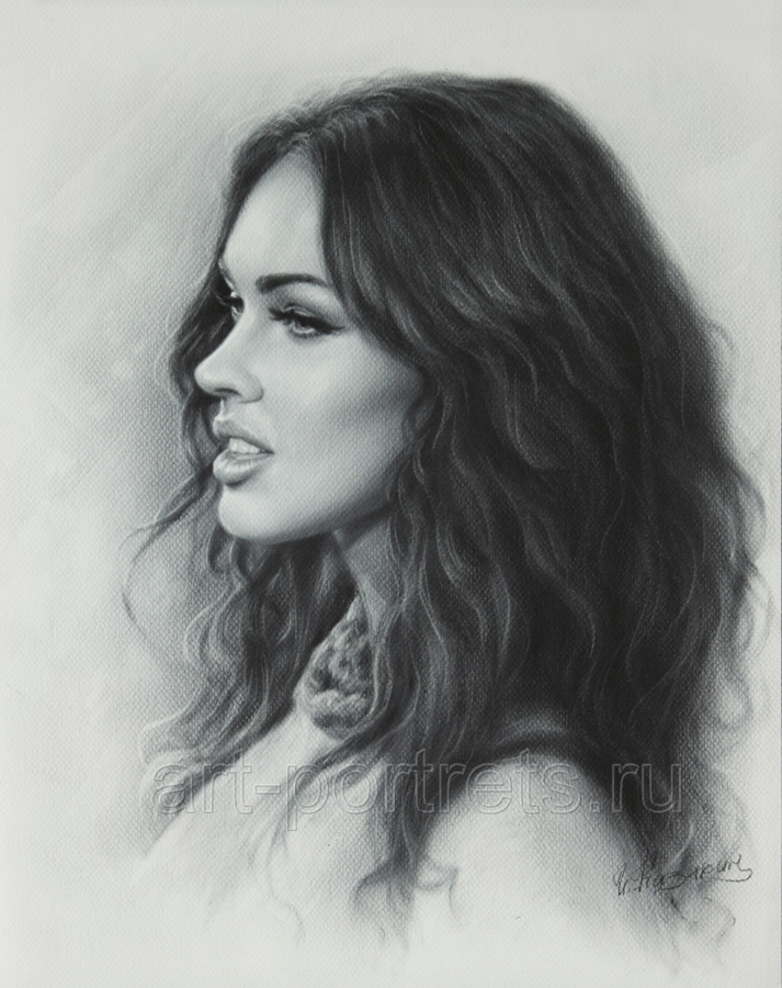 Megan Fox Drawing Beautiful Art