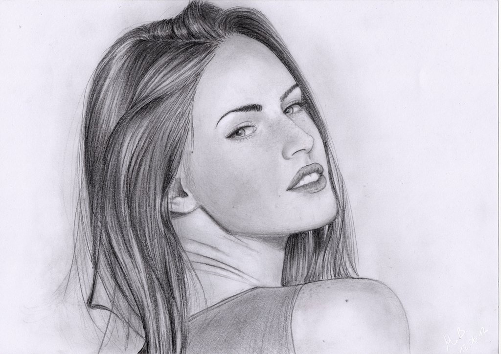 Megan Fox Drawing Best
