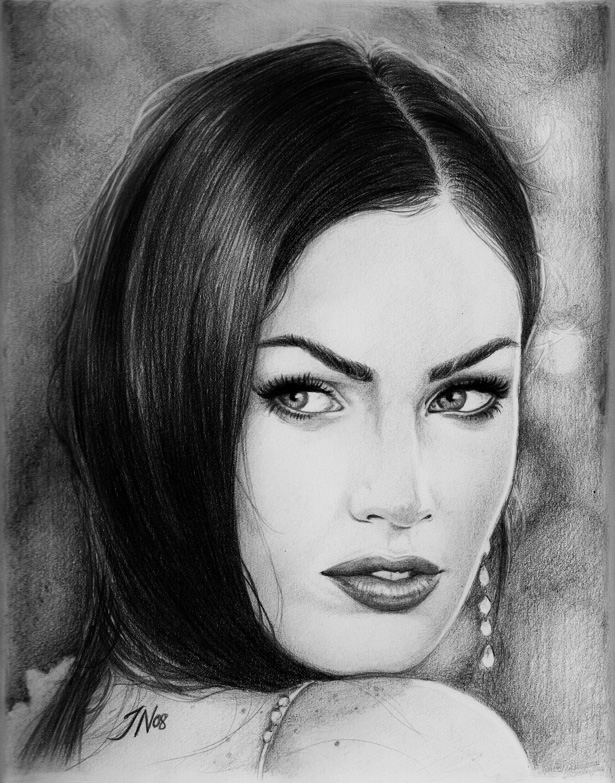 Megan Fox Drawing Image