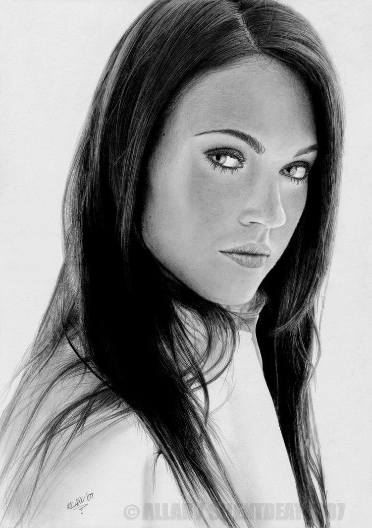 Megan Fox Drawing Photo